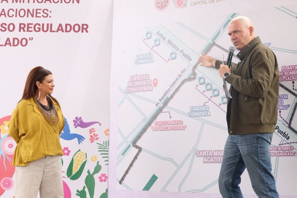 Clara Brugada impulsa la mayor inversión hidráulica en la historia de Iztapalapa con 54 obras para mitigar inundaciones