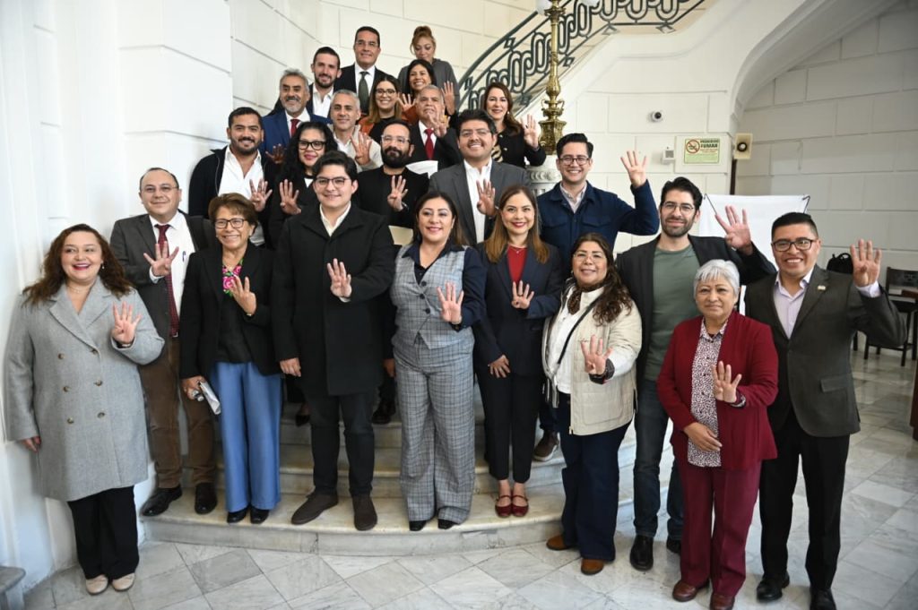 Morena CDMX avanza agenda partidista en reunión con el Grupo Parlamentario